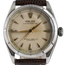 Thumbnail von Rolex Oyster Perpetual 34 6285 Chronometer Ivory honeycomb dial 1954