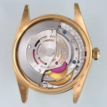 Thumbnail von Rolex Oyster Perpetual Date 1503 blue dial yellow gold 18KT 1969's