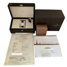 Thumbnail von Patek Philippe Calatrava Date 3998 white opaline dial white gold 18KT Automatic