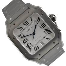 Thumbnail von Cartier Santos De Cartier WSSA0089 Large Titanium Full Set NEW Model