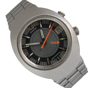  Omega Memomatic Seamaster 166.071 Memomatic Date gray dial 1971 