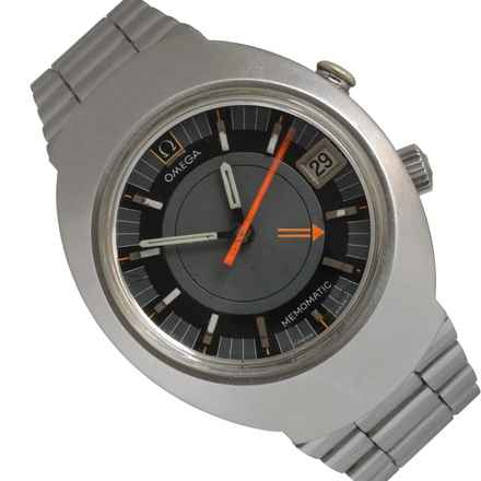  Omega Memomatic Seamaster 166.071 Memomatic Date gray dial 1971 