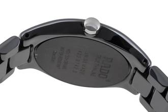 Thumbnail von Rado True Thinline Black Dial Black CeramicDamenuhr Ref. 01.420.0742.3.071 B&P