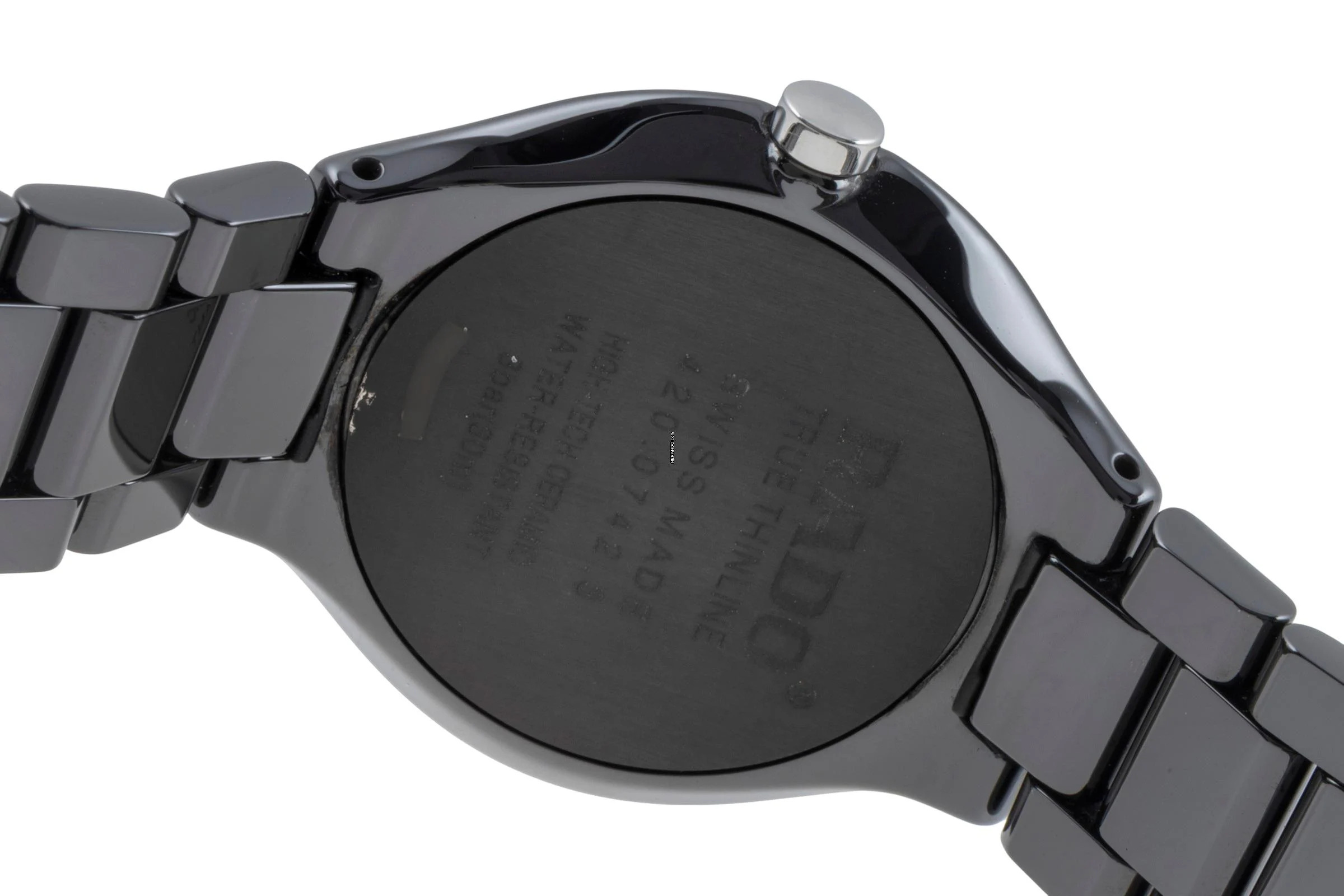 Thumbnail von Rado True Thinline Black Dial Black CeramicDamenuhr Ref. 01.420.0742.3.071 B&P