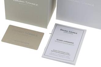 Thumbnail von Bruno Söhnle Pesaro Glashütte Pesaro I Stahl Quarz Herrenuhr Ref. 17-13073-841 B&P