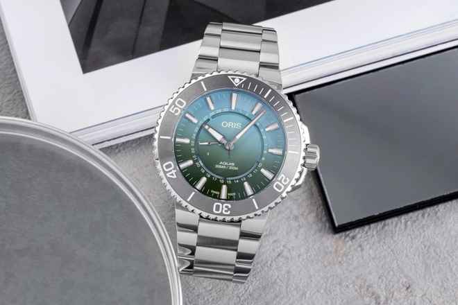  Oris Aquis Dat Watt Limited Stahl/Wolfram Ref. 01 743 7734 4197 B&P 2025 