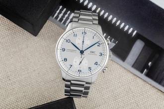 Thumbnail von IWC Portugieser Chronograph Stahl Automatik Herrenuhr Ref IW371617