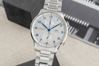 Thumbnail von IWC Portugieser Chronograph Stahl Automatik Herrenuhr Ref IW371617