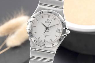 Thumbnail von Omega Constellation Quartz Date Edelstahl Quarz Herrenuhr Ref. 1512.30.00
