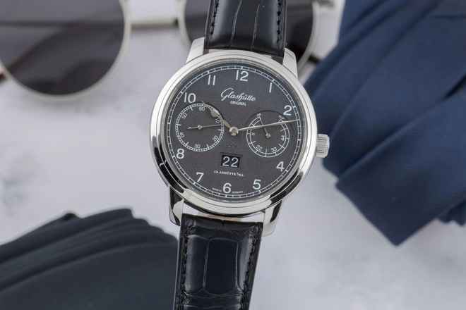  Glashütte Original Senator Observer Stahl Automatik Herrenuhr R. 100-14-02-02-04 