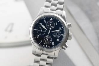 Thumbnail von Fortis Aeromaster Chronograph Stahl Automatik Ref. 656.10.141 Box & Papiere