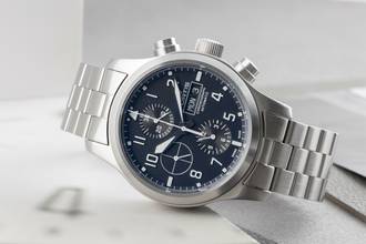 Thumbnail von Fortis Aeromaster Chronograph Stahl Automatik Ref. 656.10.141 Box & Papiere