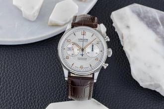 Thumbnail von Union Glashütte Noramis Chronograph Stahl Automatik Ref. D012.427.16.037.01 B&P