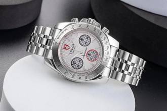Thumbnail von Tudor Sport Chronograph Silver Dial Edelstahl Automatik Ref. 20300 H-Serie