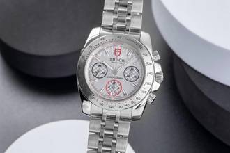 Thumbnail von Tudor Sport Chronograph Silver Dial Edelstahl Automatik Ref. 20300 H-Serie
