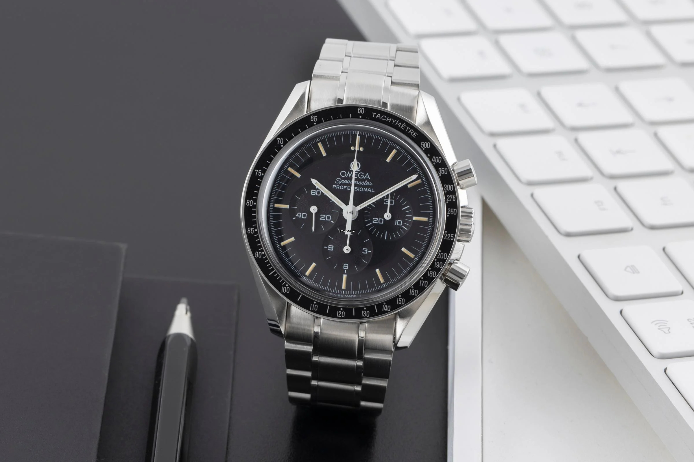  Omega Speedmaster Professional Moonwatch Chronograph Stahl Handaufzug Ref. 3590.50.00 