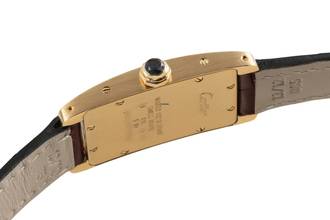 Thumbnail von Cartier Tank Américaine SM 18k (0,750) Gold Quarz Damenuhr Ref. W2601556 1710