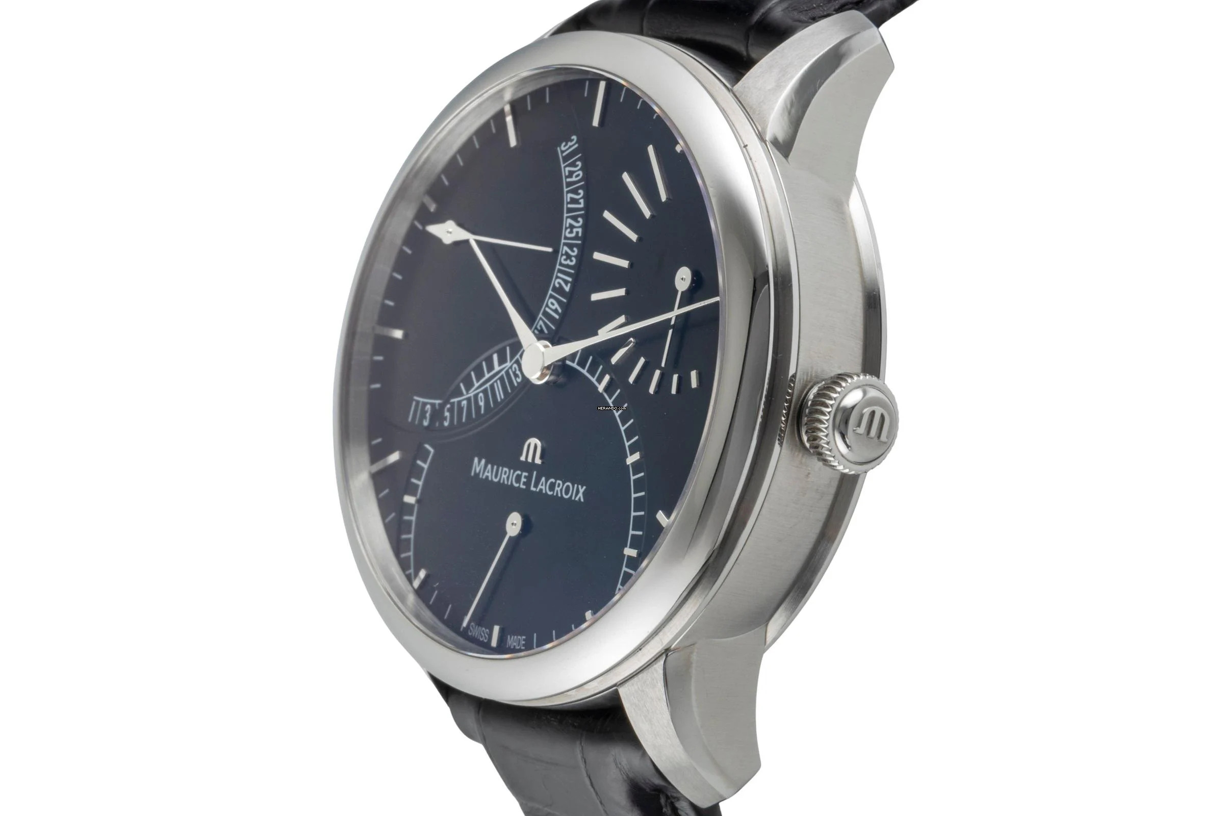 Thumbnail von Maurice Lacroix Masterpiece Stahl Automatik Herrenuhr Ref. MP6508 Box & Papiere