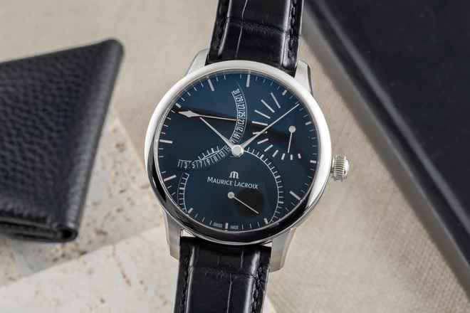  Maurice Lacroix Masterpiece Stahl Automatik Herrenuhr Ref. MP6508 Box & Papiere 