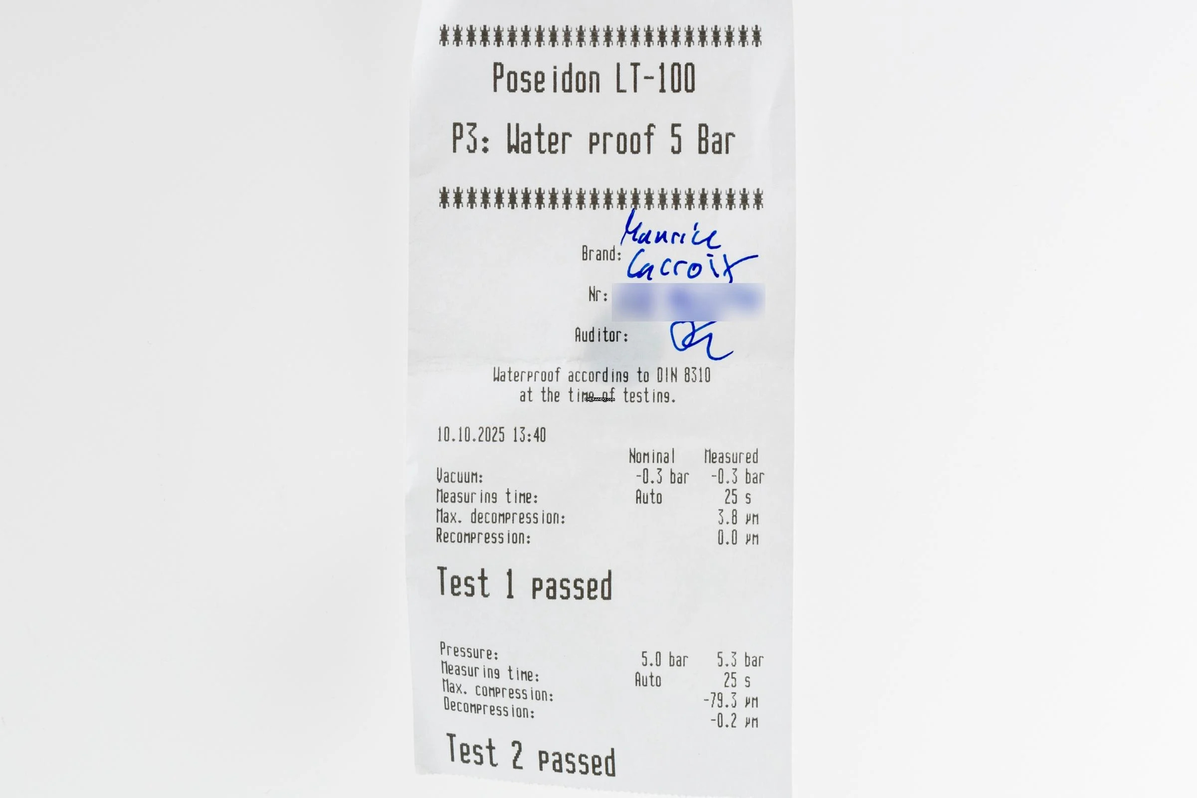 Thumbnail von Maurice Lacroix Masterpiece Stahl Automatik Herrenuhr Ref. MP6508 Box & Papiere