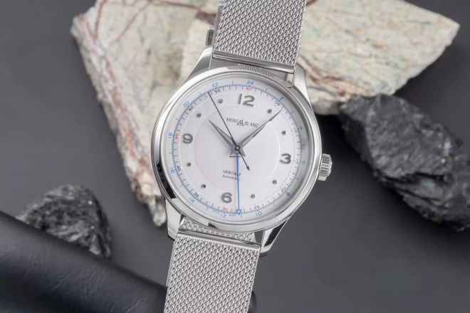  Montblanc Heritage Stahl Automatik Herrenuhr Ref. 119949 7492 Box & Papiere 2024 