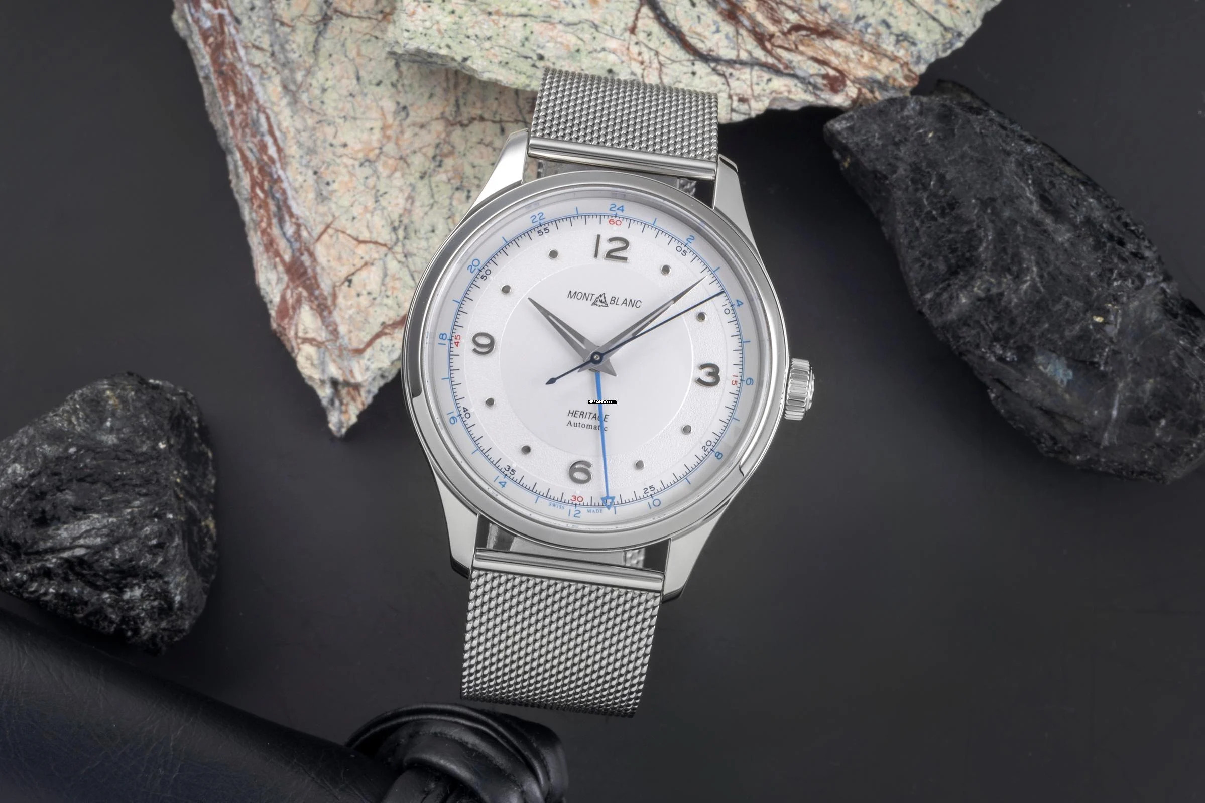 Thumbnail von Montblanc Heritage Stahl Automatik Herrenuhr Ref. 119949 7492 Box & Papiere 2024