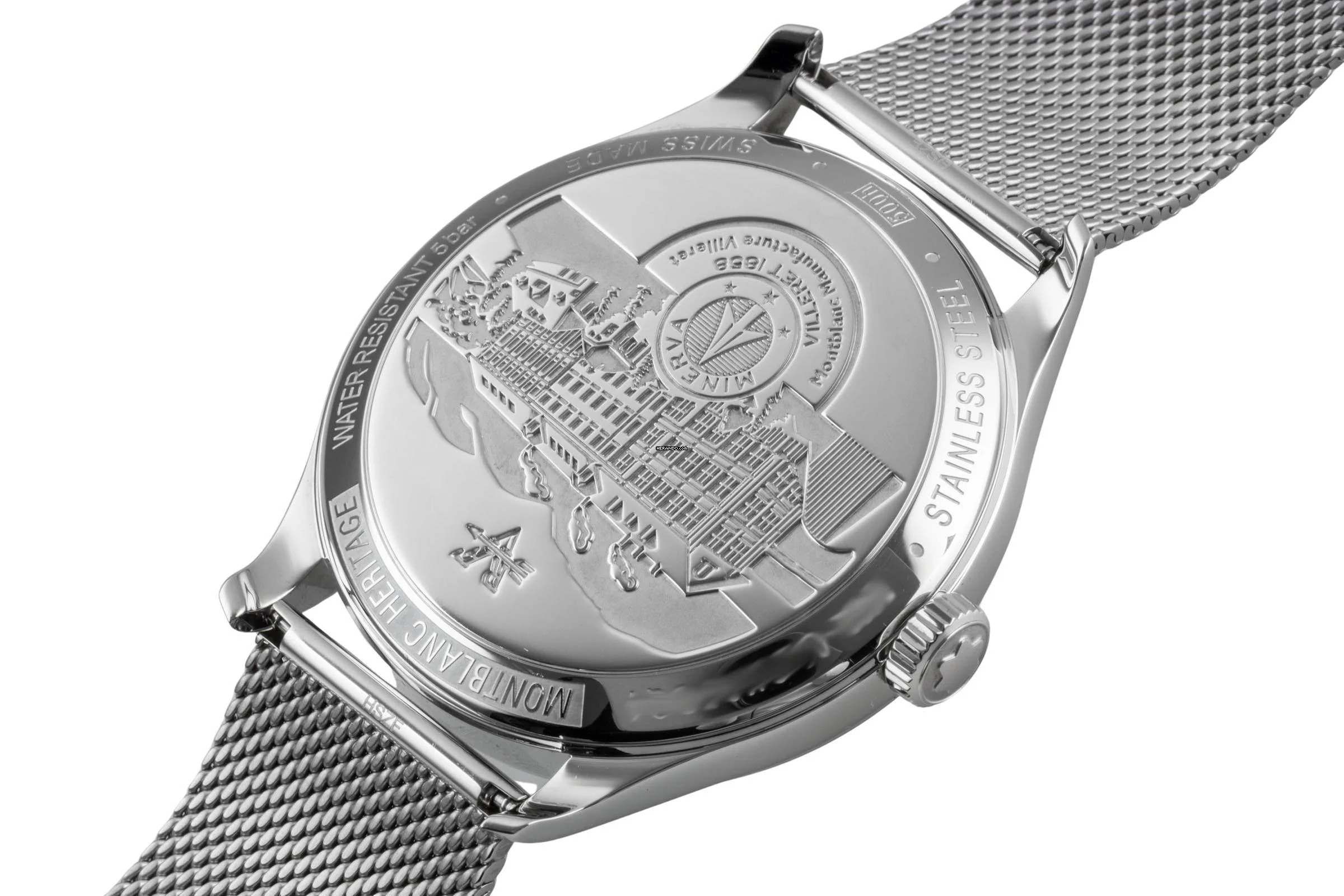 Thumbnail von Montblanc Heritage Stahl Automatik Herrenuhr Ref. 119949 7492 Box & Papiere 2024