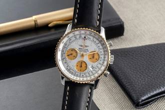 Thumbnail von Breitling Navitimer Chronograph Stahl / Gold Automatik Herren Ref D23322 Papiere