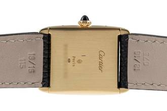 Thumbnail von Cartier Tank Arrondie 18k Gold Handaufzug Herrenuhr Medium Ref. 96041 81722500