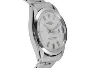 Thumbnail von Rolex Oyster Perpetual Date 34 Silver Dial Edelstahl Automatik Herrenuhr Ref. 1500 Klassiker