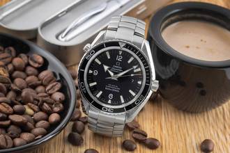 Thumbnail von Omega Seamaster Planet Ocean 45,5 Automatik Co Axial Ref. 2200.50.00 B&P