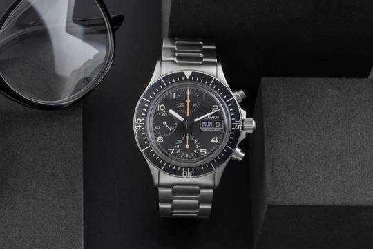  Sinn 256 Universal Chronograph Stahl Automatik Ref. 256.010 