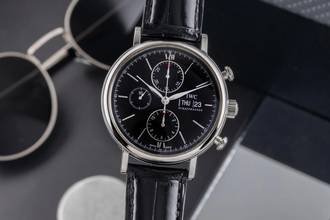 Thumbnail von IWC Portofino Chronograph Black Dial Automatik Herrenuhr Ref. IW391002