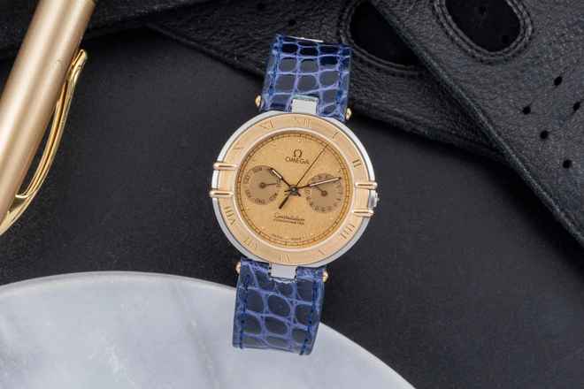  Omega Constellation Day-Date Chronometer Day Date Stahl / Gold Quarz Herrenuhr 198.0145 