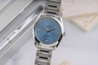 Thumbnail von Omega Seamaster Aqua Terra Stahl Quarz Damenuhr Ref. 220.10.28.60.53.001 Papiere 2018