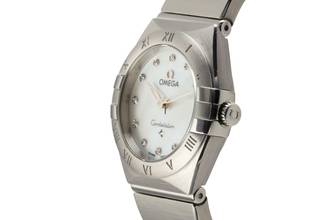 Thumbnail von Omega Constellation Ladies Stahl Diamonds MOP Dial Quarz Damen Ref.131.10.25.60.55.001