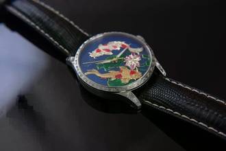 Thumbnail von Trenyo Koi Pond Unique Piece in Dial 14k Yellow gold and 999 Silver