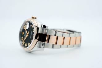 Thumbnail von Rolex Datejust 36 36MM - Rolesor Everose - Black Arabic Dial - Roulette Date Wheel 116201 2012