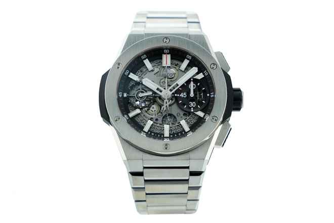  Hublot Big Bang Integrated Integral Time Unico Chronograph - Titanium - 42 Mm - Box+Papers Official Service 451.NX.1170.NX 2021 