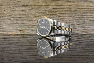 Thumbnail von Tudor Prince Date Day 76213 Black Dial Automatik - Full Set