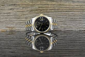 Thumbnail von Tudor Prince Date Day 76213 Black Dial Automatik - Full Set