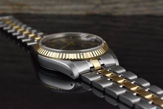 Thumbnail von Tudor Prince Date Day 76213 Black Dial Automatik - Full Set