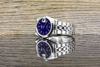Thumbnail von Tudor Prince Date 74000 NOS / UNGETRAGEN Blue Dial - Full Set 2007