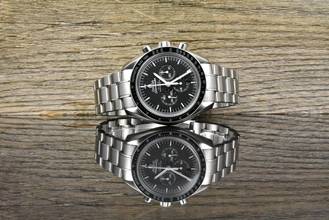 Thumbnail von Omega Speedmaster Professional Moonwatch Co Axial Date Black Dial Autimatik - B&P