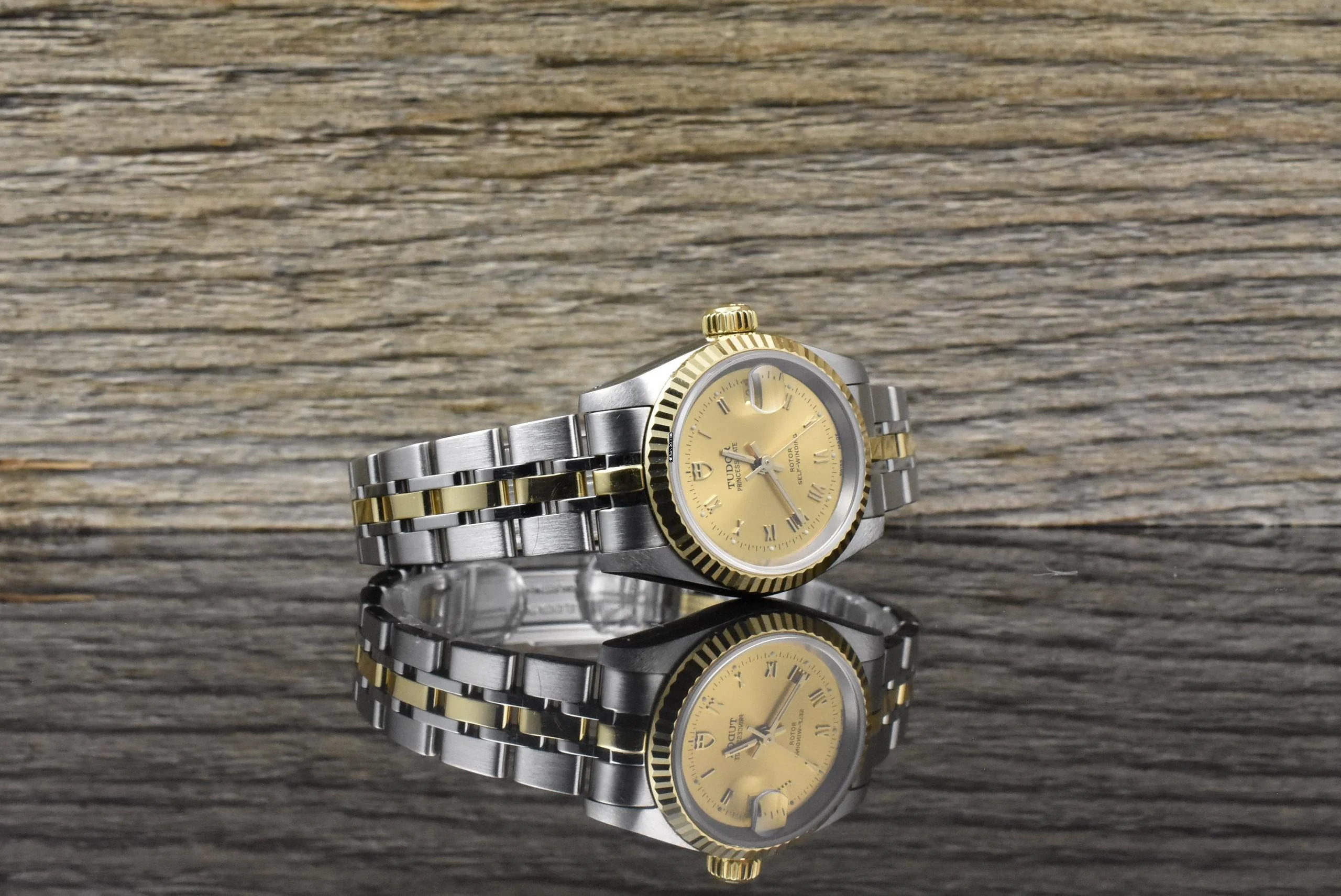  Tudor Prince Oysterdate Princess Oysterdate 92413N Stahl / Gold unpoliert - Zertifikat 2015 