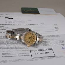 Thumbnail von Rolex Oyster Perpetual Lady Date Stahl/18k Gold Ø 25 mm ROLEX Revision 05/2024 danach ungetragen