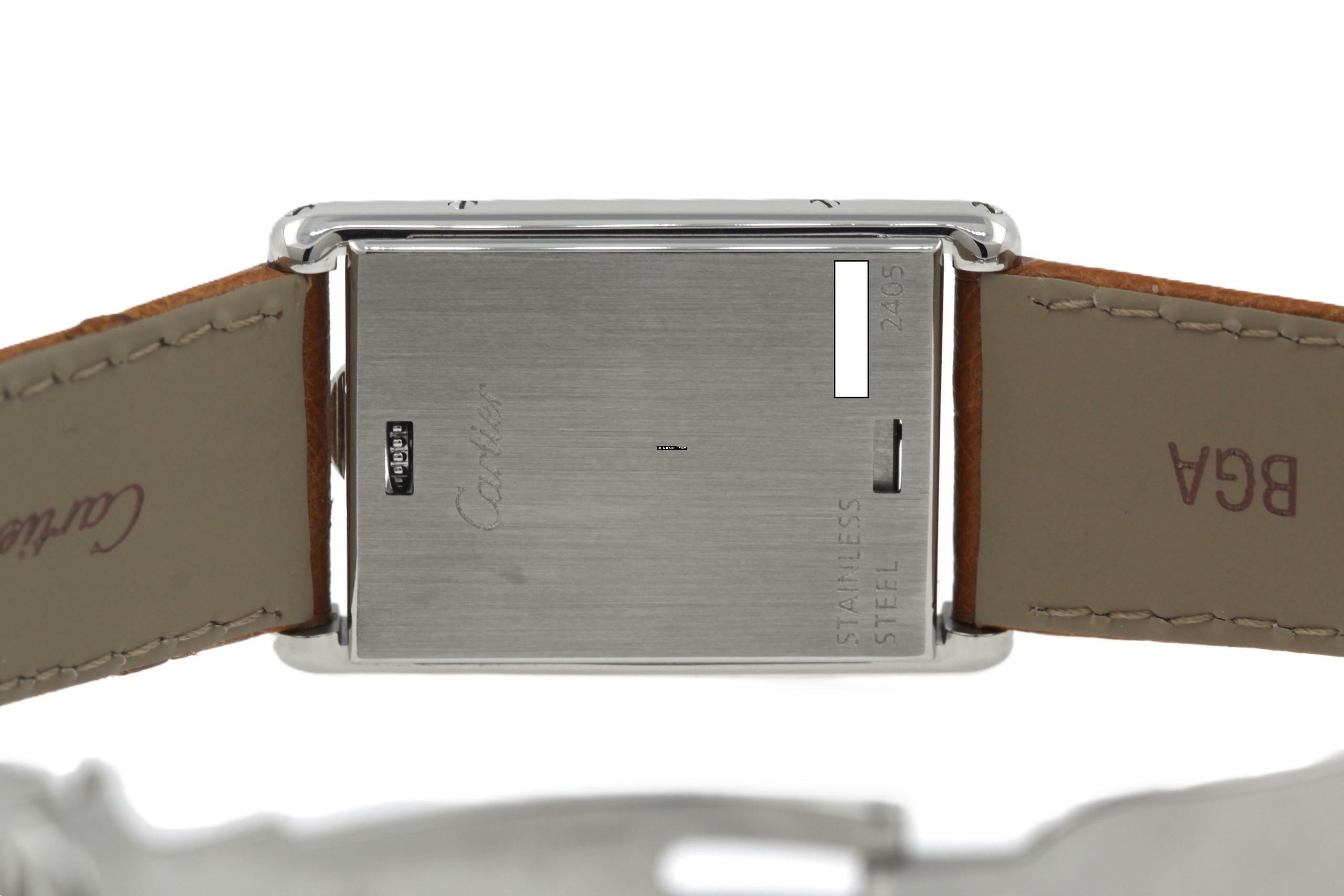 Thumbnail von Cartier Tank Basculante 2405 Serviced by Cartier Warranty