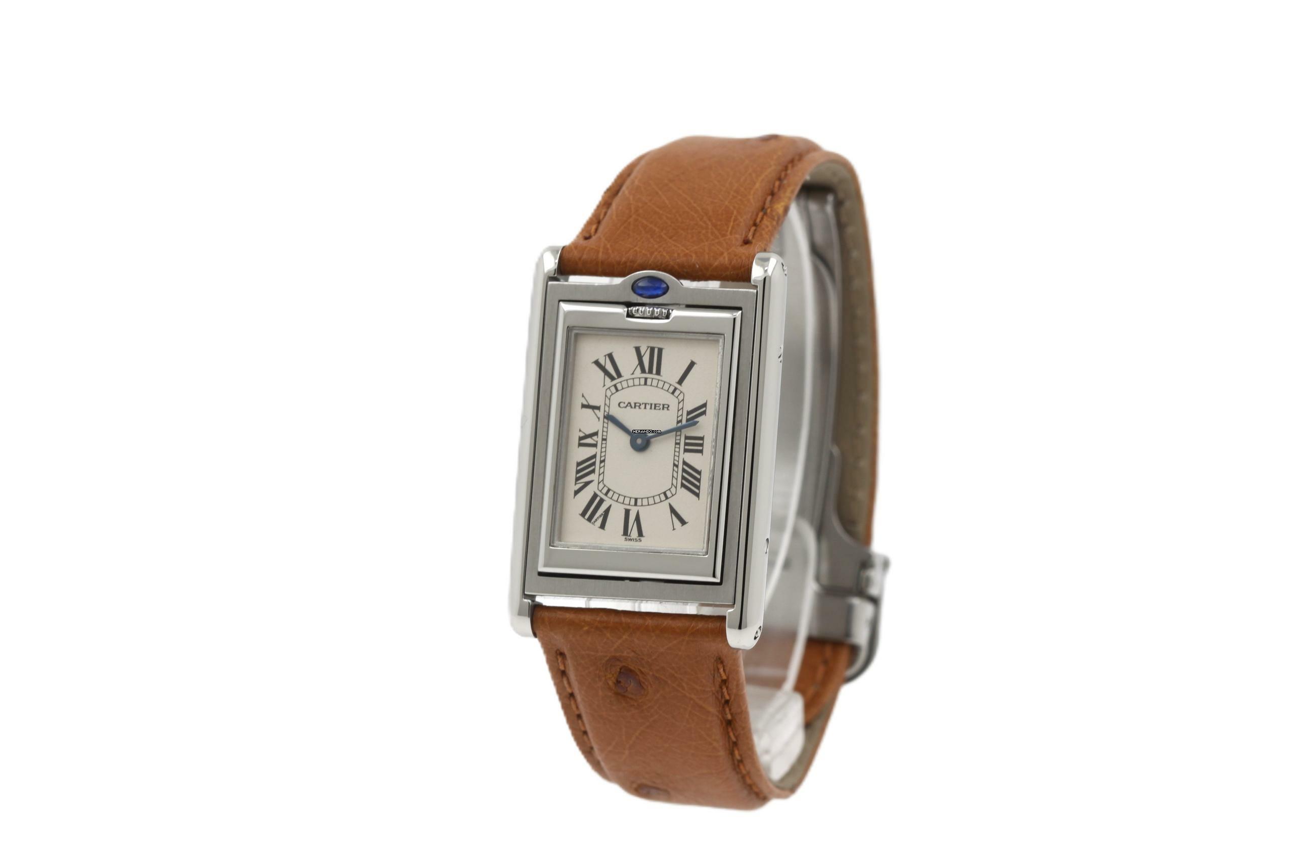 Thumbnail von Cartier Tank Basculante 2405 Serviced by Cartier Warranty