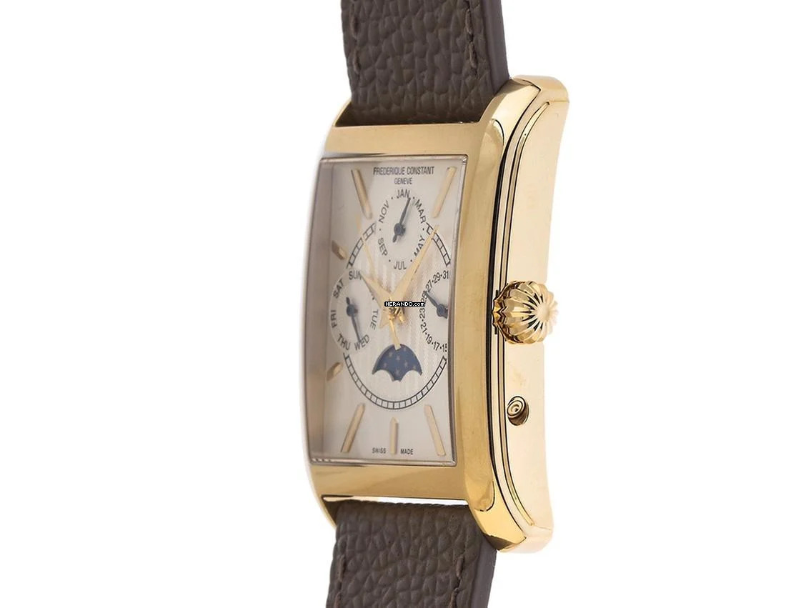 Thumbnail von Frederique Constant Classics Carree Ref.FC-265S4C5 Full Set Neu Classics Carree Vollkalender Mondphase