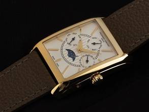 Thumbnail von Frederique Constant Classics Carree Ref.FC-265S4C5 Full Set Neu Classics Carree Vollkalender Mondphase